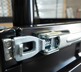 Black Tray handle Closed Square